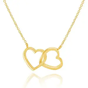 Fashion new design 18k gold love heart pendant for women necklace