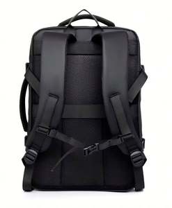 Customized logo New Expandable 17.3 Inches Laptop Backpack Waterproof Outdoor USB Feature Zipper Closure Lining Polyester - Product Image 6