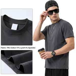 Camiseta con Logotipo Personalizado del Fabricante, Camiseta Blanca de 220 Gramos, de Secado Rápido, para Gimnasio, Talla Grande para Hombre - Product Image 3