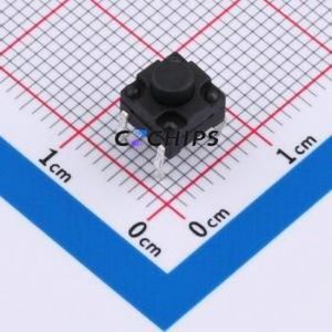 UK-B02123-G5.5-160 Tactile Switch DIP-4P,6.2x6.2mm Switch 1.6N 6.15mm 6.15mm 5.5mm - Product Image 1