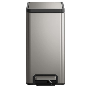 China Factory Indoor Household Garbage <b>Bin</b> Rectangular Pedal Trash <b>Bin</b> Stainless Steel Dustbin - Product Image 2
