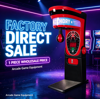 Nouvelle Machine de Boxe Commerciale à Monnayeur avec Affichage LED Néon et Comptage Électronique des Points, Jeu d'Arcade pour Bar et Usine, Vente en Gros