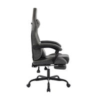 Chaise de jeu OEM économique en gros, chaise d'ordinateur pour le gaming, chaise de jeu à dossier haut avec base en acier réglable pour les utilisateurs à domicile