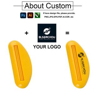 Distributeur de dentifrice et de maquillage en plastique écologique à deux pièces avec logo personnalisé – Article promotionnel beauté - Product Image 3