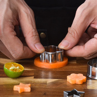 Lot de 30, 24 ou 12 emporte-pièces en acier inoxydable pour biscuits, outils de cuisine DIY en forme de fleur pour la cuisson de biscuits, gâteaux au chocolat et autres desserts