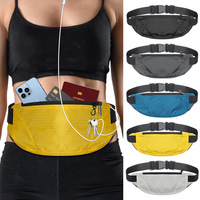 Léger Polyester Gym Running Étanche Téléphone Portable Poche Multi-fonction Taille Sac Fanny Sac