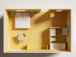 <span class=keywords><strong>Villa</strong></span> préfabriquée Star Flow P15057 LGS, ignifuge, résistante aux tremblements de terre, maison moderne avec système d'isolation thermique, conception écoénergétique - Product Image 1