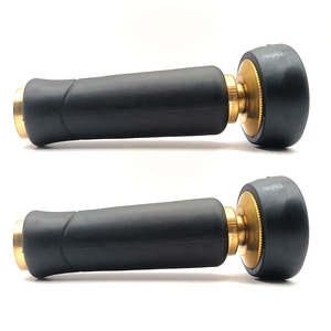 केडी उच्च दबाव 3/4 "पीतल समायोज्य स्प्रे नोजल भारी शुल्क स्प्रेयर/स्प्रिंकलर गन ब्लैक गार्डन कार फार्म और लॉन पानी के लिए - Product Image 4