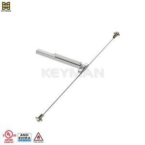 Cerradura de barra de empuje oculta KEYMAN, cerradura de barra de empuje de acero inoxidable, salida de emergencia oculta, cerradura de salida oculta de aluminio para puertas estrechas - Product Image 1