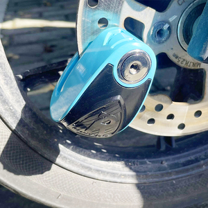 Alarme <span class=keywords><strong>antivol</strong></span> <span class=keywords><strong>antivol</strong></span> Serrure <span class=keywords><strong>sonore</strong></span> à poussoir Sécurité Scooter électrique Vélo Moto Alarme de roue Verrouillage de frein à disque - Product Image 6