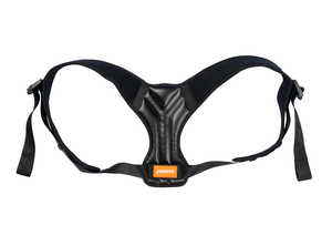 Ceinture de soutien dorsale rembourrée réglable de haute qualité, correcteur de posture noir - Product Image 2
