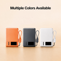 Chargeur sans fil magnétique rapide 22,5 W et station d'alimentation portable avec écran LED, support, câble, alliage d'aluminium, entrée/sortie Type-C