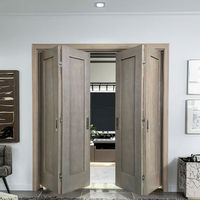 Porte pliante moderne pour salle de bain, porte pliante insonorisée pour pièce intérieure, vente directe d'usine, design de porte