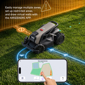 Tondeuse à gazon robotisée TRON AI avec navigation RTK sans fil, tondeuse robotisée pour grands terrains, moteurs à double moyeu pour pentes jusqu'à 65% - Product Image 2