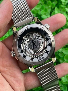 Reloj de Buceo Negro de Lujo, Resistente al Agua, Marca Tai Gang, Caja de Metal, Cristal de Zafiro, 40 mm, Puntero, Movimiento Mecánico 8806 - Product Image 4