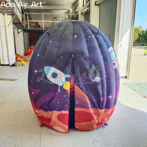 Tente sur le thème de l'astronomie pour enfants, modèle de planétarium miniature portable d'intérieur, dôme gonflable pour l'éveil des enfants. - Product Image 6