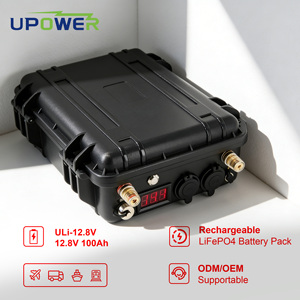 Paquete <span class=keywords><strong>de</strong></span> Baterías Portátil ULi <span class=keywords><strong>de</strong></span> 12.8V 12V 100Ah LiFePo4 Personalizable e Impermeable para Tabla <span class=keywords><strong>de</strong></span> Paddle Surf, Propulsor Subacuático - Product Image 1