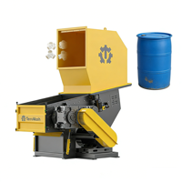 Machine industrielle de recyclage PET à haute productivité pour le broyage des bouteilles en plastique, des canettes métalliques et des déchets généraux, réduisant le volume