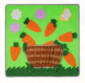 Tapis de renifflement pour chiens Série Carotte, tapis de recherche de nourriture pour chiens, lapins et petits animaux, jouet interactif pour animaux de compagnie - Product Image 1
