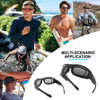 Lunettes de sport Protection des yeux en plein air lunettes de sport UV400 lunettes de soleil de sport personnalisées à plein cadre