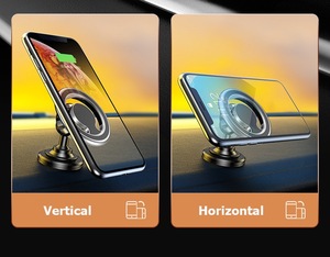Supporto magnetico per telefono 2024 D19 con gancio in metallo 360 rotazione regolabile per auto porta presa d'aria supporto per auto - Product Image 6