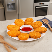 Croquettes à la mozzarella surgelées de style japonais, enrobées de panko, 60g, durée de conservation de 365 jours, semi-finies, Korokke, restauration, restaurant