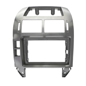 Kit de Marco para Estéreo de Coche para VW <span class=keywords><strong>Volkswagen</strong></span> <span class=keywords><strong>Polo</strong></span> 2004-2011 Bisel de Montaje Placa Frontal <span class=keywords><strong>Interior</strong></span> Tablero Central Delantero - Product Image 1