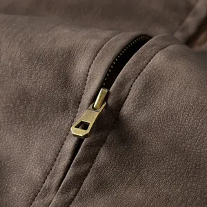 Yq เสื้อแจ็กเก็ตหนังสไตล์ kayne ผ้าสไตล์ตะวันตกสำหรับผู้ชายฤดูใบไม้ร่วงและฤดูหนาว - Product Image 2