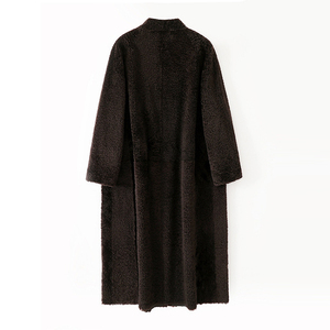 <span class=keywords><strong>Abrigo</strong></span> de Lana de Oveja con Pelo Integrado, Estilo Nuevo de Invierno 594, Reversible, de Lana Rizada, <span class=keywords><strong>Largo</strong></span>, Raglán, para <span class=keywords><strong>Mujer</strong></span> - Product Image 2