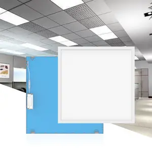 Alta qualidade moderno escritório interior slim levou painel luzes 60x60 quadrado Recessed edge-lit led