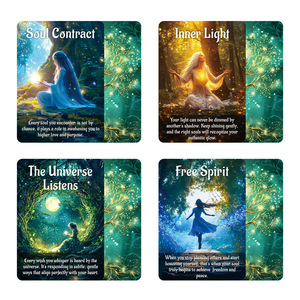 Nuevo Producto: Juego de Cartas del Tarot con 50 Cartas de los Dioses del Bosque, Juego de Mesa Interactivo para Fiestas - Product Image 4