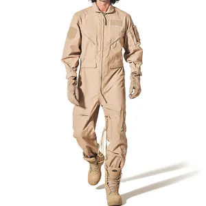 Custom Vluchtpak Piloot Vliegende Suite Uniform Winddichte Functionele Overall Voor Mannen