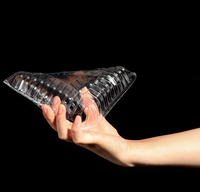Herbruikbare PET plastic schaal, transparant, vierkant, voor voedselverpakkingen, fruit, groenten en vlees.