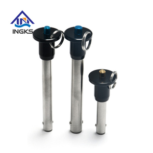 Custom <span class=keywords><strong>Pin</strong></span> As Geladen Plunjer Drukknop Handvat Veerbelaste Kogelvergrendelingspin Roestvrij Staal Quick Release Ball Lock <span class=keywords><strong>Pin</strong></span> - Product Image 1