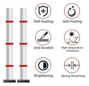 אין צלל שריטות-הוכחה קרמית ננו אנטי-שריטה תיקון חום ברור ברור tpu רכב הגנה סרט Ppu עבור הגוף - Product Image 3