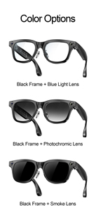 W660 AI Smart <b>Glasses</b> 20-megapixel HD <b>camera</b> Real Time Translation Touch Control Calls Music ENC noise cancellation - Product Image 3