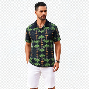 Fabrieksgroothandel 100% polyester geborduurde logo poloshirts, effen golf poloshirts, op maat gesublimeerde print poloshirts - Product Image 6
