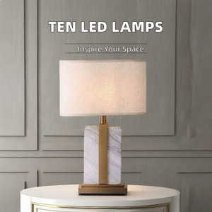 Top Ten European Design Style <b>LED</b> Cordless <b>Bedside</b> Bar <b>Table</b> Lamp Light Clear Crystal Stainless Base Bedroom Living Room Fabric - Product Image 6