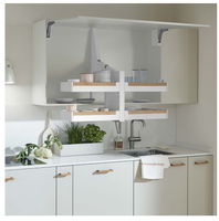 Meubles de cuisine haut de gamme durables, anti-rayures, modulaires, modernes, avec surface en pierre frittée, résistants à l'eau et écologiques