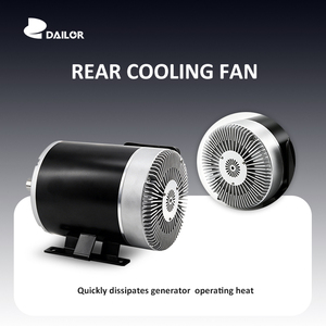 Moteur à aimants permanents CC sans balais 1/3 CV, efficacité IE3, étanchéité IP54, double tension 115V 230V pour ventilateurs industriels - Product Image 2