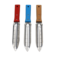 Couteau de jardin Hori Hori, lame en acier inoxydable, manche en bois, outil manuel pour creuser, désherber, planter, repiquer, personnalisable OEM
