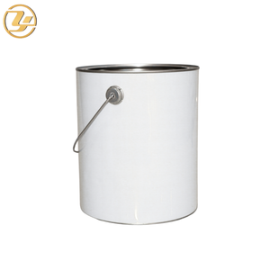 Bidon rond en fer blanc <span class=keywords><strong>vide</strong></span> pour produits chimiques, capacité 1 litre, avec revêtement interne en résine époxy, impression CMYK 4 couleurs, couvercle - Product Image 2