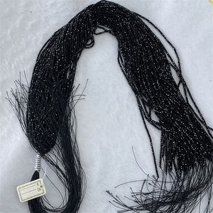 Natürliche schwarze Spinell Edelstein Perlen facettiert Schneiden lose Edelsteine Spinell Perlen - Product Image 4