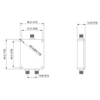 Répartiteur/combinateur de puissance RF microbande 0,5-6 GHz 2,4G/5,8G, 1 entrée 2 sorties, grande quantité à prix avantageux