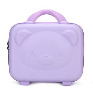 Mini sac à main de 14 pouces en forme <span class=keywords><strong>d</strong></span>'ours, style mode, valise en PP pour cadeau de mariage, voyage et rangement, étui à maquillage étanche - Product Image 3