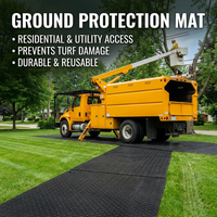 Tapis de protection du sol fiable, antidérapant, pour événements, accès aux festivals et allées temporaires sur terrain boueux