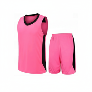 Ensembles de maillots de football de même style, maille d'été, 100% polyester, antibactérien, séchage rapide, uniforme de sport sans manches - Product Image 2