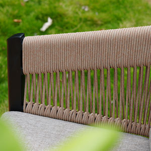 Set Meja dan Kursi Makan Luar Ruangan Anti Air dari Aluminium untuk Taman, Restoran, dan Patio - Product Image 6