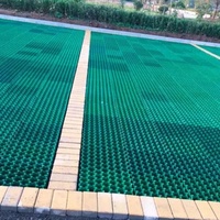Grille en plastique pour la stabilisation du sol, gravier, allée, pelouse, chemin
