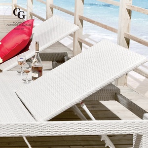 Sol, playa de mimbre de <span class=keywords><strong>tumbona</strong></span> de playa <span class=keywords><strong>tumbona</strong></span> <span class=keywords><strong>con</strong></span> <span class=keywords><strong>ruedas</strong></span> de sol paraguas Chaise Lounge de aluminio - Product Image 1